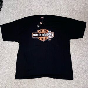 Harley-Davidson Black and Orange Tee